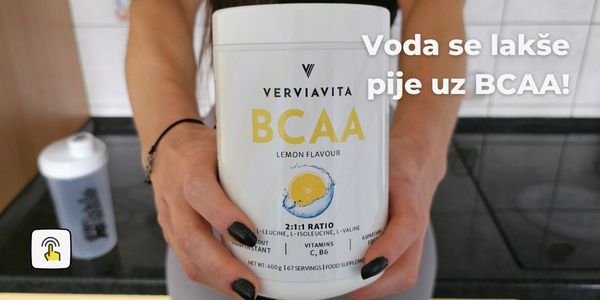 Voda se lakše pije uz Verviavita BCAA